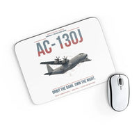 Thumbnail for AC-130J Ghostrider design on white rectangle mouse pad