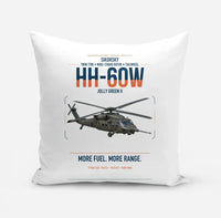 Thumbnail for Sikorsky HH-60W Jolly Green II design on white pillow