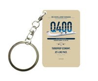 Thumbnail for Dash 8-400 Key Chain design on beige key chain