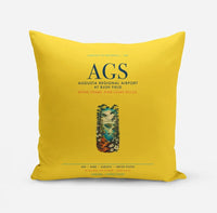 Thumbnail for Augusta Regional Airport at Bush Field (AGS) design on yellow pillow