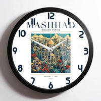 Thumbnail for MASHHAD - Poster - Wall Clock Framed - White