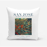 Thumbnail for SAN JOSE - Poster - Pillow - White