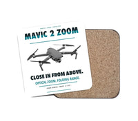 Thumbnail for DJI Mavic 2 Zoom design on white 1 piece coaster