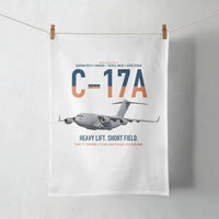 Thumbnail for C-17A Globemaster III design on white towel