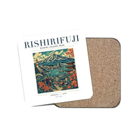 Thumbnail for RISHIRIFUJI - Poster - Coaster - White