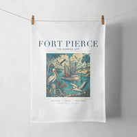 Thumbnail for FORT PIERCE - Poster - Towel - White