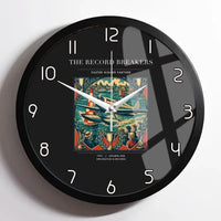 Thumbnail for VINTAGE G4030 - The Record Breakers - Designed Wall Clocks design on black framed