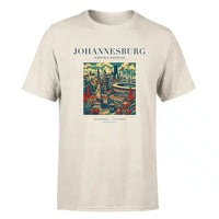Thumbnail for JOHANNESBURG - Poster - Premium T-Shirt - Beige