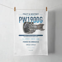 Thumbnail for PW1900G design on white towel