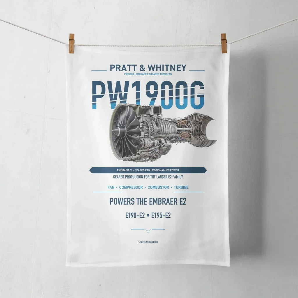 PW1900G design on white towel