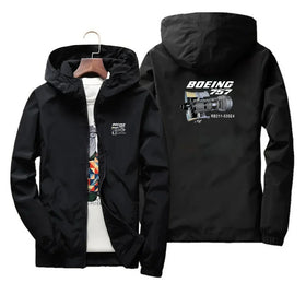 Boeing 757 & Rolls Royce Engine (RB211) Thin Windbreaker Jackets