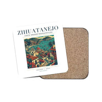 Thumbnail for ZIHUATANEJO - Poster - Coaster - White
