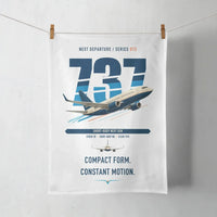 Thumbnail for Boeing 737-700 NG design on white towel