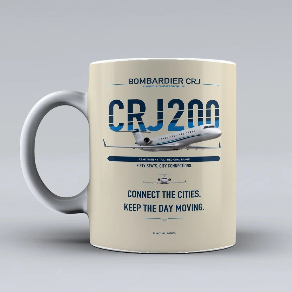 Mug design on beige crj200