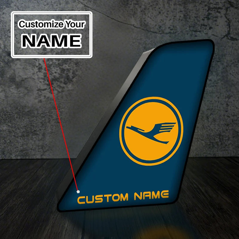 Customisable Lufthansa 3D Lamp - view 2