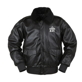 Airbus A321 & Plane Leather Bomber Jackets
