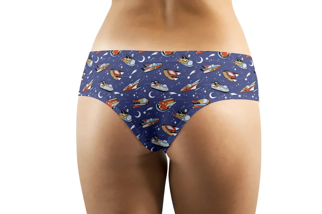 Spaceship & Stars Tie - view 2