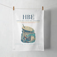 Thumbnail for Borg El Arab Airport (HBE) design on white towel