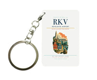 Thumbnail for Reykjavík Airport (RKV) design on white key chain
