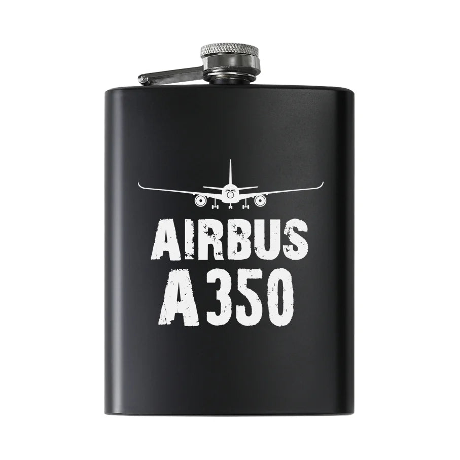 Customisable Airbus A350 Hip Flask - view 2