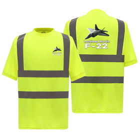 The Fighter Jet 22 Silhouette Reflective Polo & T-Shirts