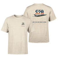 Thumbnail for Blackburn Buccaneer S2B design on beige t-shirt, double-side print