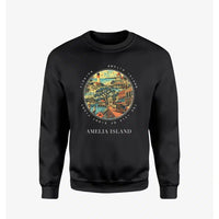 Thumbnail for AMELIA ISLAND - Badge - Sweatshirt - Black