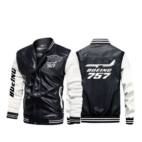 The Boeing 757 Stylish Leather Bomber Jackets