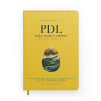Thumbnail for João Paulo II Airport (PDL) design on yellow notebook