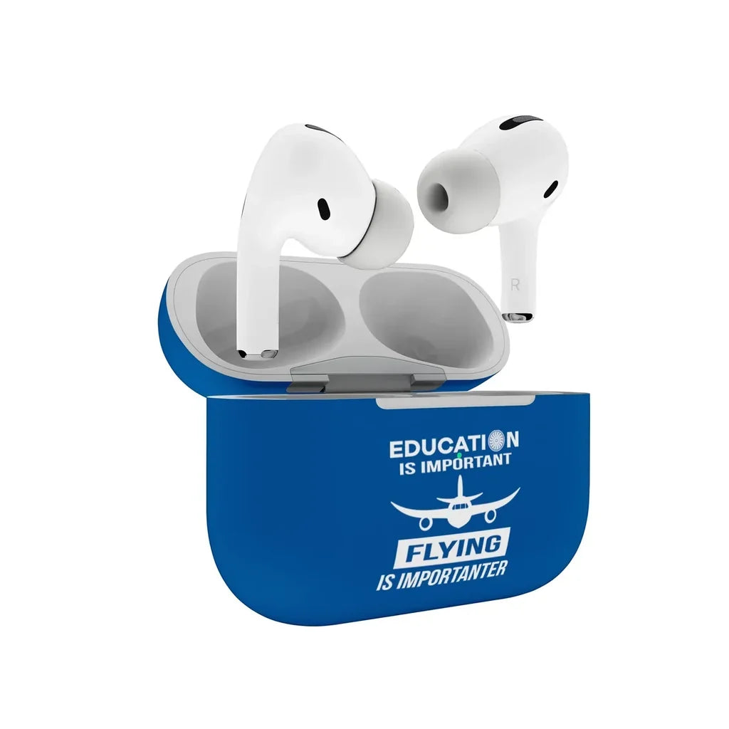 Flying is Importanter AirPods Pro plastic case - Blue