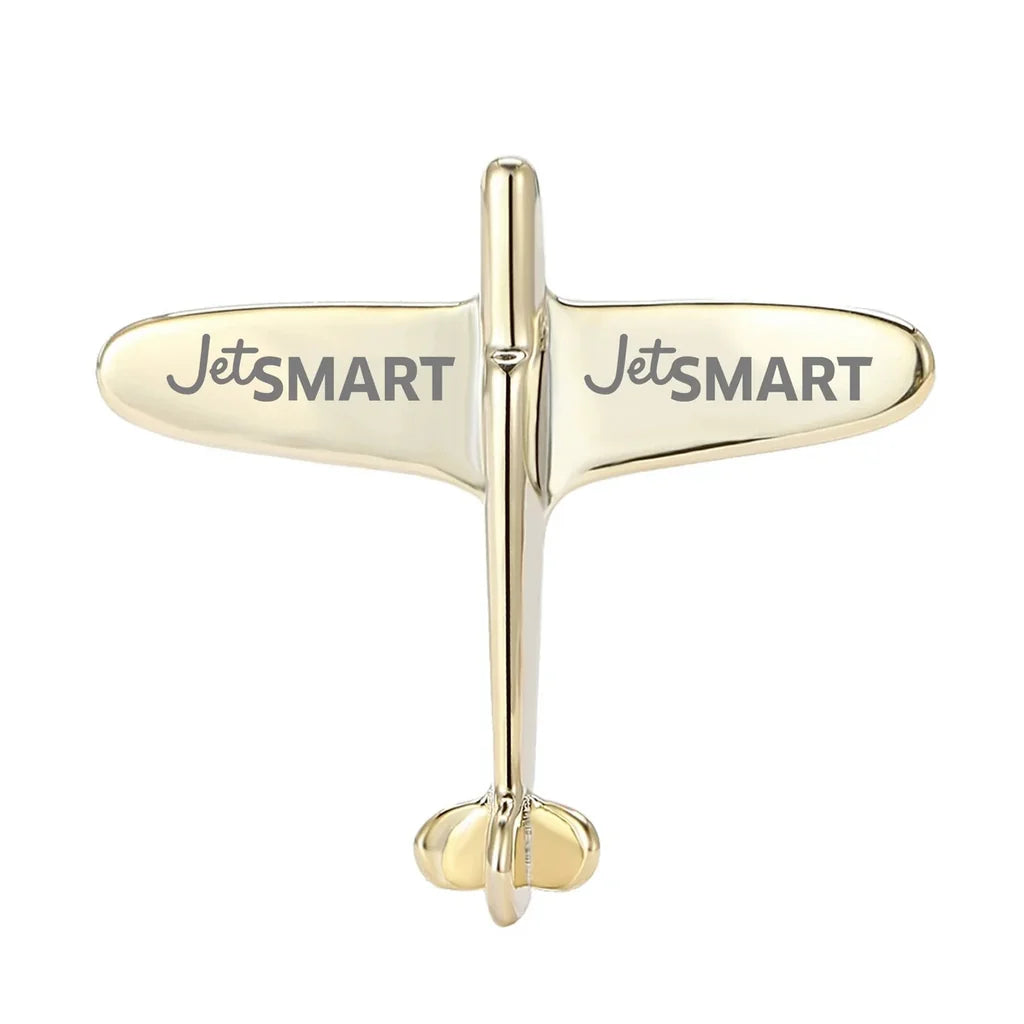 Airplane Shape Brooch - view 2