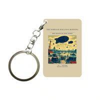 Thumbnail for VINTAGE G4521 - The Barrage Balloon Morning - Designed Key Chain design on beige