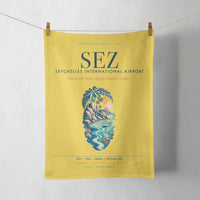Thumbnail for Seychelles International Airport (SEZ) design on yellow towel