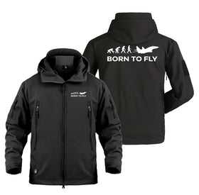 Born To Fly Military Military Jackets (Customizable)