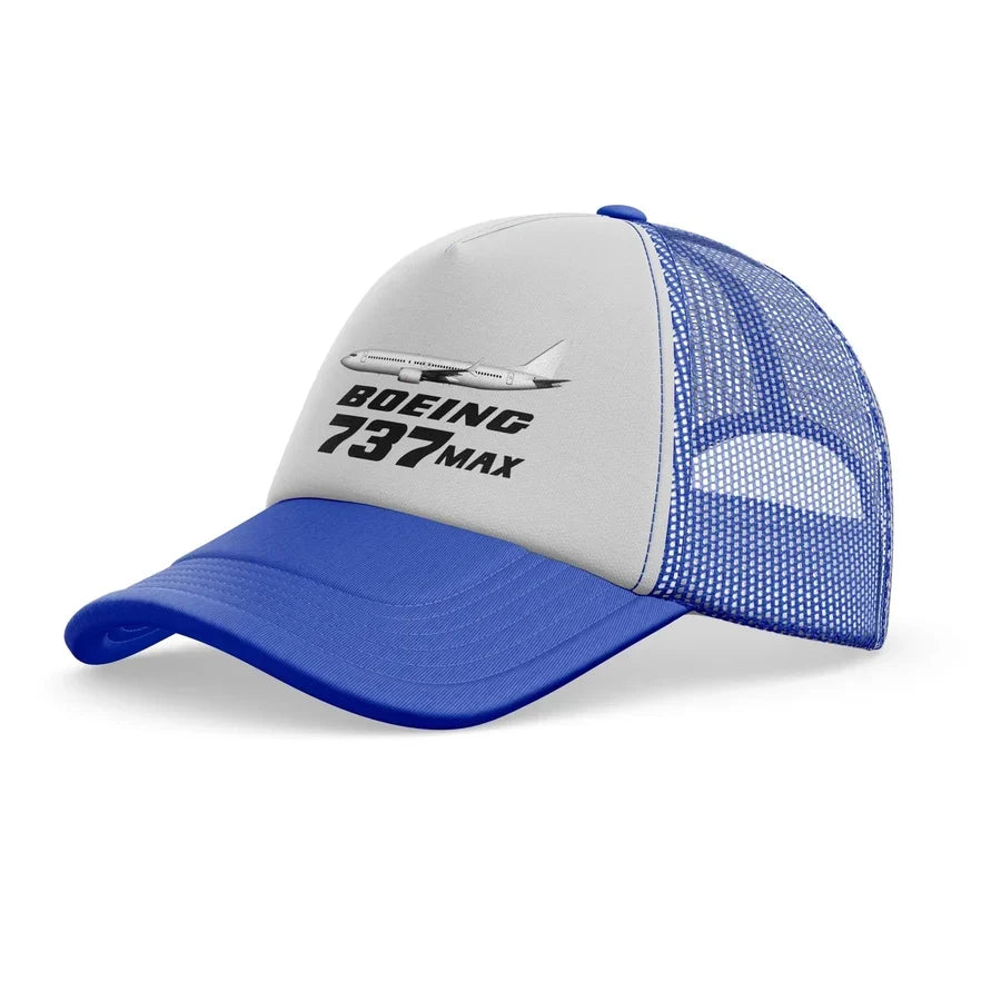 The Boeing 737Max trucker cap - blue