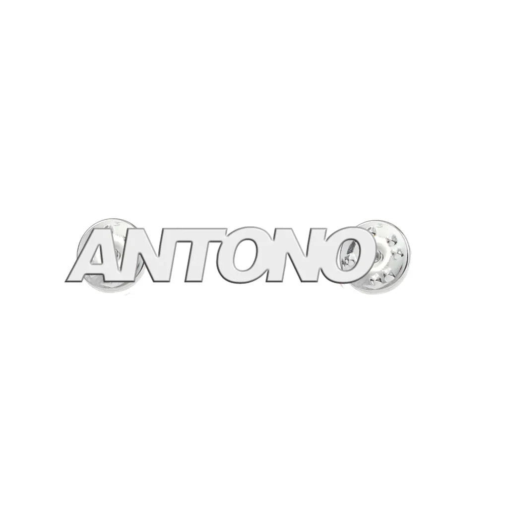 Antonov & Text Brooch - view 2
