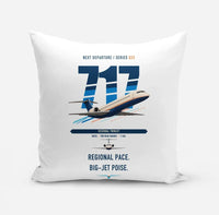 Thumbnail for Boeing 717-200 design on white pillow