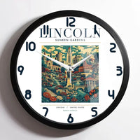 Thumbnail for LINCOLN - Poster - Wall Clock Framed - White