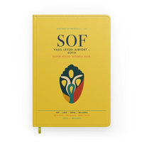 Thumbnail for Vasil Levski Airport – Sofia (SOF) design on yellow notebook