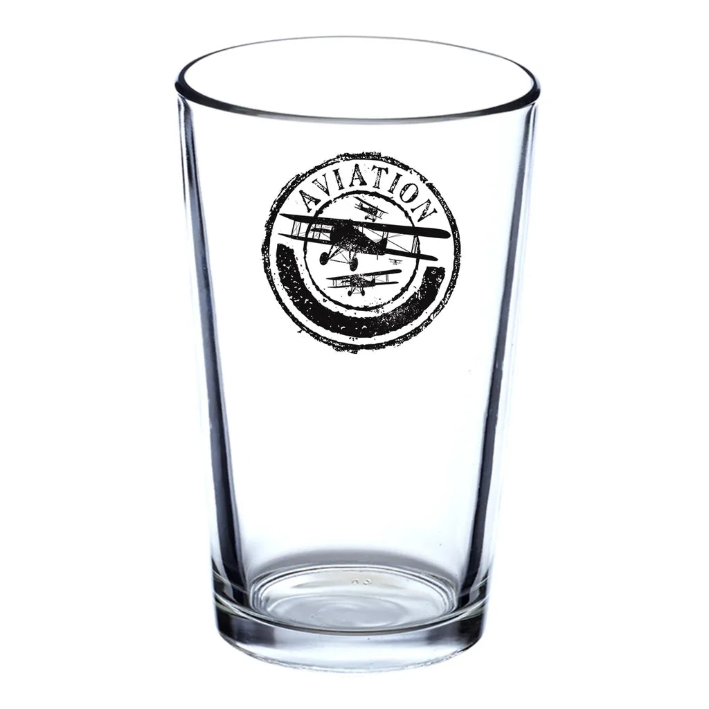Customisable Aviation Lovers Drinking Glass - view 2