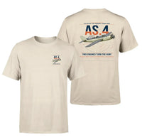 Thumbnail for Fairey Gannet AS.4 design on beige t-shirt, double-side print