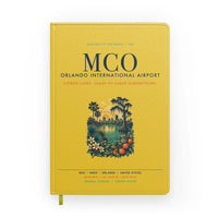 Thumbnail for Orlando International Airport (MCO) design on yellow notebook