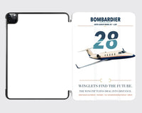 Thumbnail for Bombardier Learjet 28 design on white ipad tablet case