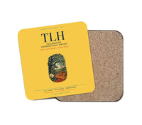 Thumbnail for Tallahassee International Airport (TLH) design on yellow 1 piece coaster