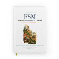 Thumbnail for Fort Smith Regional Airport (FSM) design on white notebook