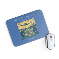 Thumbnail for VINTAGE G4525 - The Night Flare Path - Designed Mouse Pads design on blue rectangle