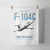 Thumbnail for F-104C Starfighter design on white towel