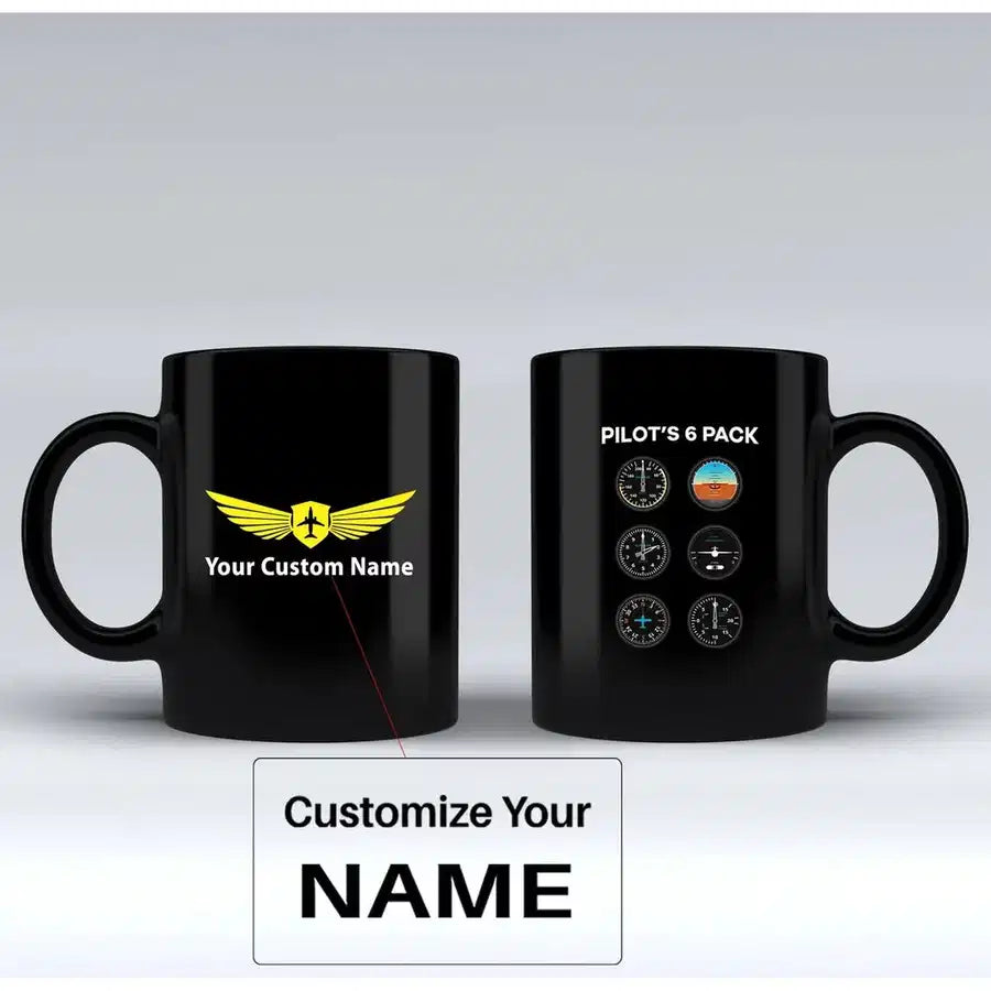 Customisable Pilot's 6 Mug - view 2