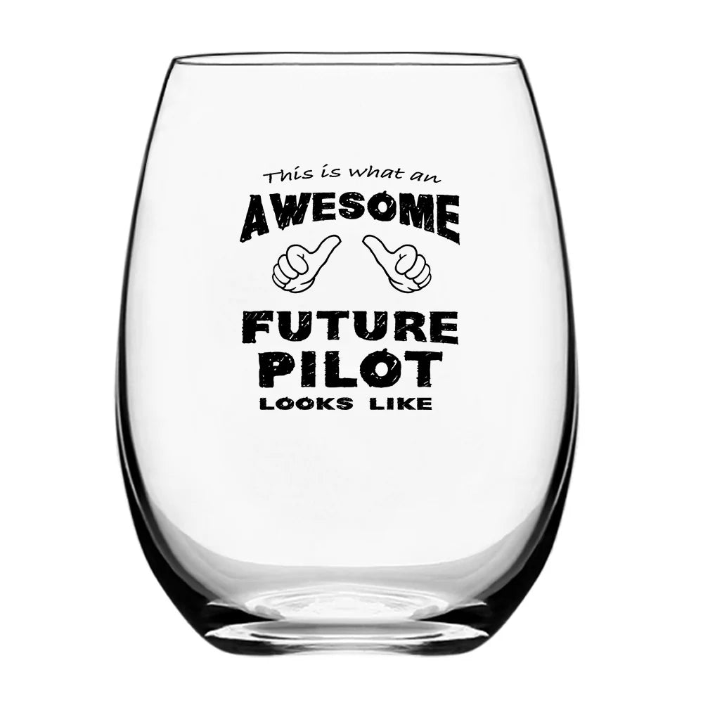 Customisable Future Pilot Drinking Glass - view 2
