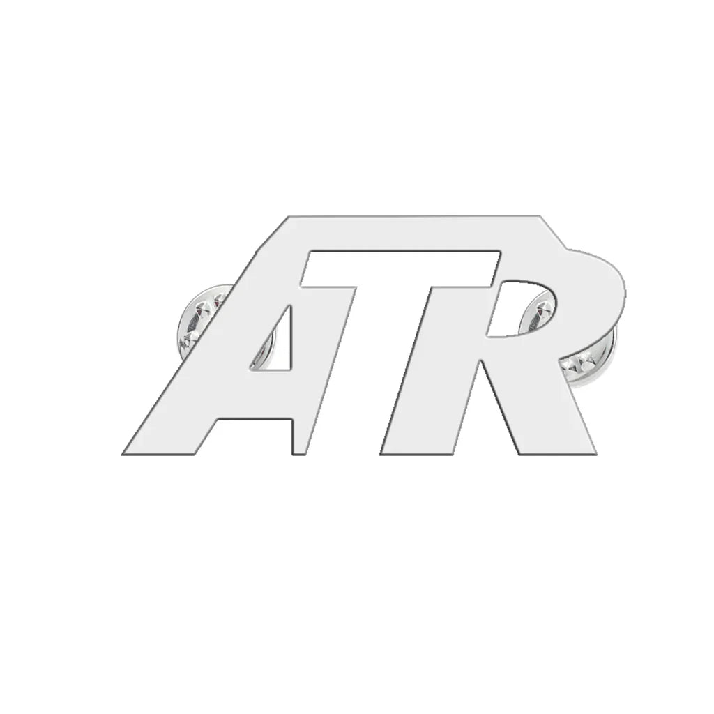 ATR & Text Brooch - view 2